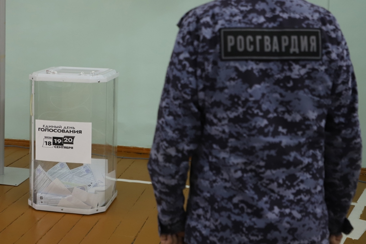  В период проведения выборов Рязанские росгвардейцы стоят на страже порядка 